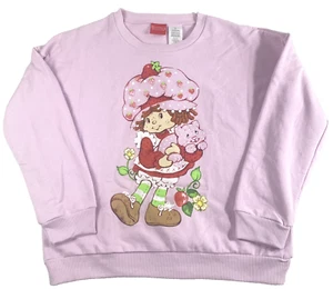 Strawberry Shortcake & Custard Classic Crewneck Sweatshirt Large Pink - Picture 1 of 7
