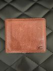 THE MAGNATE BILLFOLD LEATHER WALLET HAND-PAINTED WHISKEY