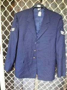 A19 AIR FORCE COAT SIZE 40R WITH BUTTONS AND STRIPES - Picture 1 of 4