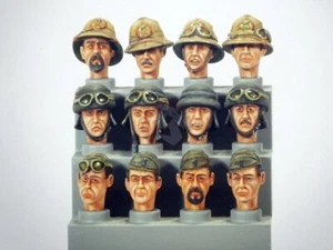 Model Victoria 1/35 Italian Heads Set WWII #1 Colonial, Tanker & Generic 4010 - Picture 1 of 1