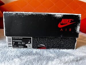 Biały cement Nike Air Jordan 3 retro rozmiar UK6 US7 EU40