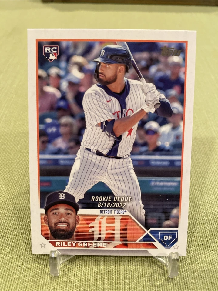 2023 Topps Update #US298 Riley Greene RC Rookie Debut Detroit Tigers Card - Image 1 of 1