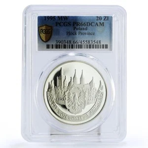 Poland 20 zlotych 500 Years of Plock Voivodeship PR66 PCGS silver coin 1995 - Picture 1 of 2