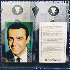 ⭐ 1969 Victoria Vedetten Parade Sean Connery James Bond 007 Movie Star Card