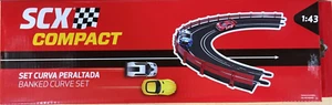 SCALEXTRIC COMPACT 1/43 SET CURVA PERALTADA C10471X200 - Imagen 1 de 5