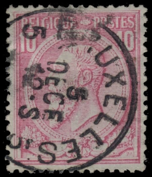 BÉLGICA 52c (Mi46b) - Rey Leopoldo II "Papel Amarillento" (pa70694)  Foto 1 de 1