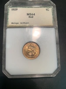 1909 Red Indian Cent - Afbeelding 1 van 3