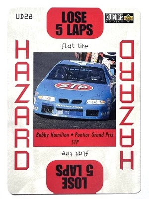 BOBBY HAMILTON 1997 Upper Deck Collector's Choice UD 500 INSERT Card #UD28 - Image 1 of 2