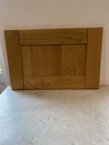 SOLID OAK SHAKER DOOR 600 WIDE x 390mm HIGH STOCK DZ292 - Picture 1 of 6