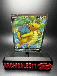 Pokemon Dragonite V 076/078 Pokemon GO Ultra Rare Full Art Holo NM - Picture 1 of 2