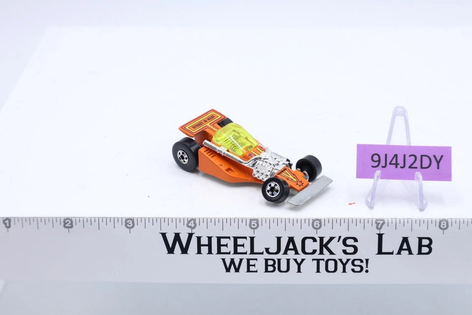 Land Lord 风火轮黑墙压铸橙色 1981 年美泰街道整洁 — 第 1/4 张图片