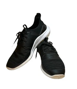 Zapatos de golf Puma Ignite NXT de encaje negros plateados para hombre talla 8,5 - Imagen 1 de 7