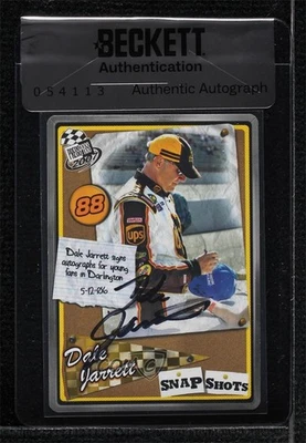 Pase de prensa Bas 2007 Snap Shots Dale Jarrett #SS12 sello de autenticidad automático patio Foto 1 de 2