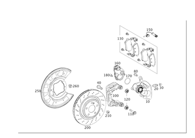 Tornillo de ajuste original Mercedes-Benz 220-421-01-71 Foto 1 de 2