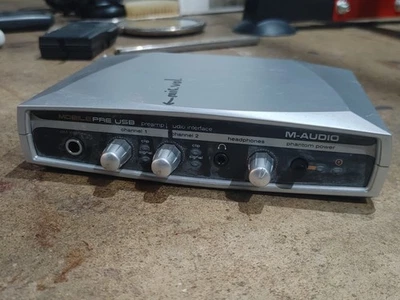 M-AUDIO Mobile-Pre USB Preamp 2 Channel Audio Interface USED - Image 1 of 3