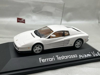🇺🇦 1:43 Ferrari Testarossa White Miami Vice 1986 1:43 HandMade CRACK ON BOX - Image 1 of 4