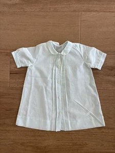 VTG Feltman Bros Baby Girl Light Blue Tuck Pin Dress 3 Months - Picture 1 of 10
