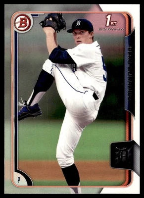 2015 Bowman Draft Picks & Prospects Beau Burrows Detroit Tigers #17 - Image 1 of 2