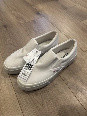 Superga Women’s 2740 Platform White Canvas Size 40 (9 US Women , 7.5 US Men) - Image 1 of 4