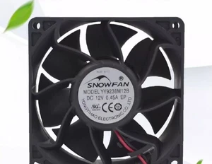 SNOWFAN YY9238M12B DC12V 0,45A Ventola di raffreddamento a 2 fili - Foto 1 di 2