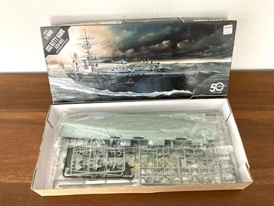 USS Kitty Hawk CV-63 Aircraft Carrier Academy Model Kit 1/800 Scale #14210 NIB - Image 1 of 4