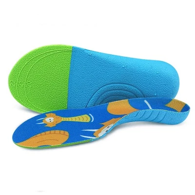 JSHSHIELD Solette ortopediche per bambini Solette per scarpe con supporto per arco