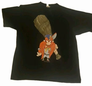 VINTAGE LOONEY TUNES YOSEMITE SAM TEE Baseball T SHIRT 1994 SIZE XXL Rare - Picture 1 of 8