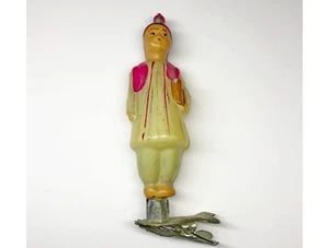 Vintage glass Christmas tree Ornament  Uzbek girl with a book  - USSR soviet - Picture 1 of 12