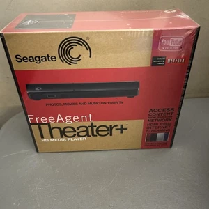 Seagate FreeAgent Theater+ USB 2.0 / Ethernet HD Media Player STCEA201-RK-Sealed - Picture 1 of 9