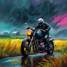 Digital Image Picture Photo Wallpaper Background Desktop Art AI Pic Motorbike