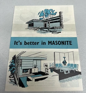 Its better in Masonite brochure Masonite Corporation vintage advertising - Picture 1 of 5