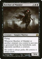 1X Butcher of Malakir - Commander 2011 - NM/EX MTG CARD