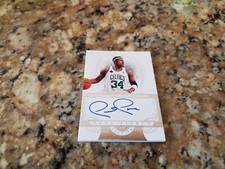 2017-18 Flawless Paul Pierce Momentous On Card Auto Autograph 07/25