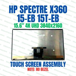 HP Spectre 15-EB1043DX 15-eb 15.6" UHD 4K Touch LCD Screen Assembly M16387-001 - Afbeelding 1 van 6