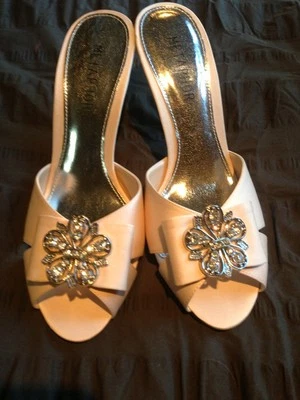 Женский размер 8,5 платье бледно-розовый туфли - Изображение 1 из 4