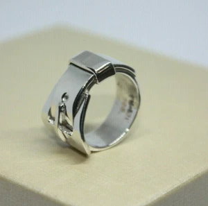 GÜRTELRING STERLINGSILBER 925 8 MM GRÖSSE 7 UNISEX 10,7 GR - Bild 1 von 13