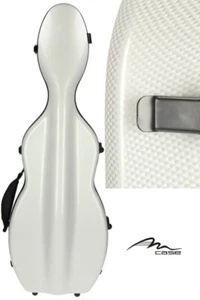 UK Fiberglass violin case UltraLight 4/4 M-case Graphite Pearl - Picture 1 of 12