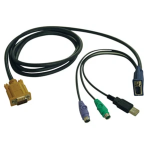 Tripp Lite By Eaton Connectivity P778-010 10Ft Usb / Ps2 Kvm Switch Cable - Picture 1 of 1