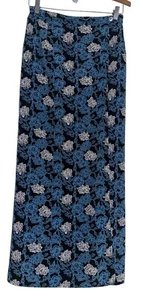 Maxi Falda Vintage Años 90 R-Wear Rampage Wrap Juniors Talla 7 Azul Floral Hawaiana Y2K - Imagen 1 de 7