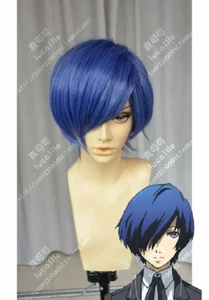 PERSONA 3 Yuki Makoto Game Anime Short Costume Cosplay Wig - Picture 1 of 3