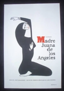 MOTHER JONES OF THE ANGELS Cuban Silkscreen Poster for POLISH Exorcism Movie - Picture 1 of 4