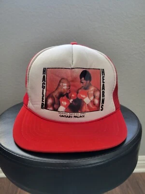 Sombrero de camionero Hagler vs Hearns vintage Snapback Caesars Palace 1985 RARO Foto 1 de 4