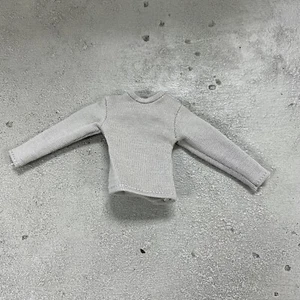 MO-LT-GR: 1/12 Grey long sleeve shirt for 6" Slim action figure body - Picture 1 of 2