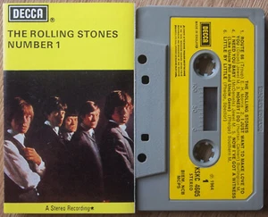 ROLLING STONES - NUMBER 1 (DECCA KSKC4605) 1970s UK CASSETTE TAPE - YELLOW LABEL - Picture 1 of 3