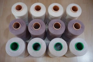 AK1 (60€/kg) 3000g KASCHMIR SEIDE KONVOLUT FARBMIX (10) Wolle Paket Strick Garn - Bild 1 von 11