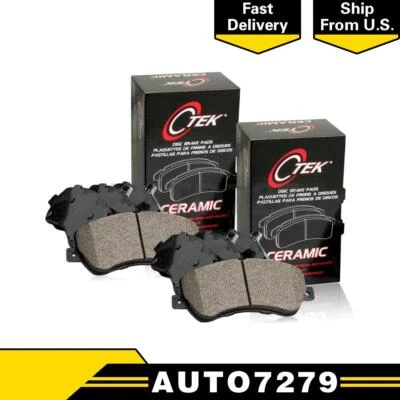 C-Tek Front Rear Disc Brake Pad Set For Toyota Land Cruiser 2016 2017 2018 2019 - Image 1 of 4