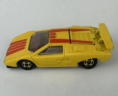 Ultra Raro TOMICA (TOMY) 1978 Nº F50 Lamborghini Countach LP500S (Japón) Amarillo Foto 1 de 4