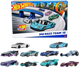 Hot Wheels Autos 10 Spielzeug Rennen inkl. 1:64 Corvette Lamborghini HYM96 McLaren - Bild 1 von 3