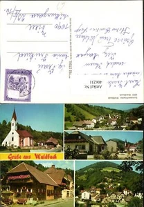 406231,Waldbach Totale Kirche Mehrbildkarte - Picture 1 of 1