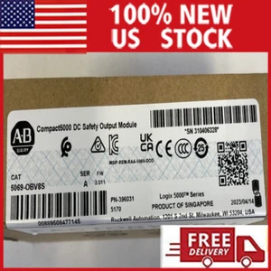 Allen-Bradley 5069-OBV8S Compact5000 Safety Output Module - Picture 1 of 5